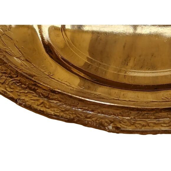 Vintage Delicate Dainty Feminine Floral Pink Depression Glass 4 Piece Craft Twee - Picture 15 of 16